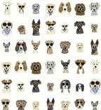 Dog Days Peel & Stick Wallpaper - White Multi