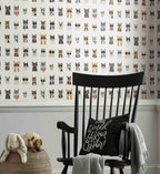 Cool Cats Peel & Stick Wallpaper - White Multi