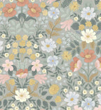 Bramble Garden Peel & Stick Wallpaper - Sage